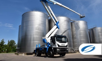 Main arm with articulted JIB 37DJ SPEED Socage