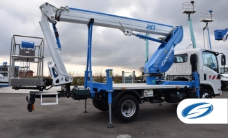 telescopic Boom bucket truck Socage ForSte 20TJ