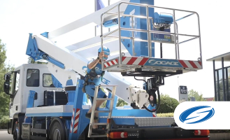 Truck-mounted boom lift 28DA bucket