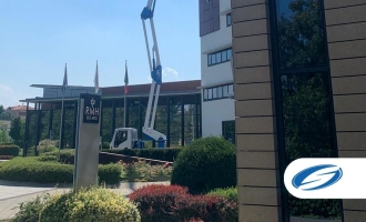 Truck-mounted boom lift 28DA SPEED high rise