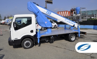 Telescopic aerial platform ForSte 18T SPEED stabilizers Socage