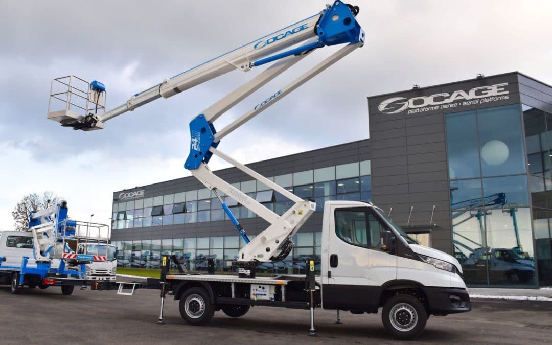 Aerial platform truck 24D SPEED, the most complete articulated platform